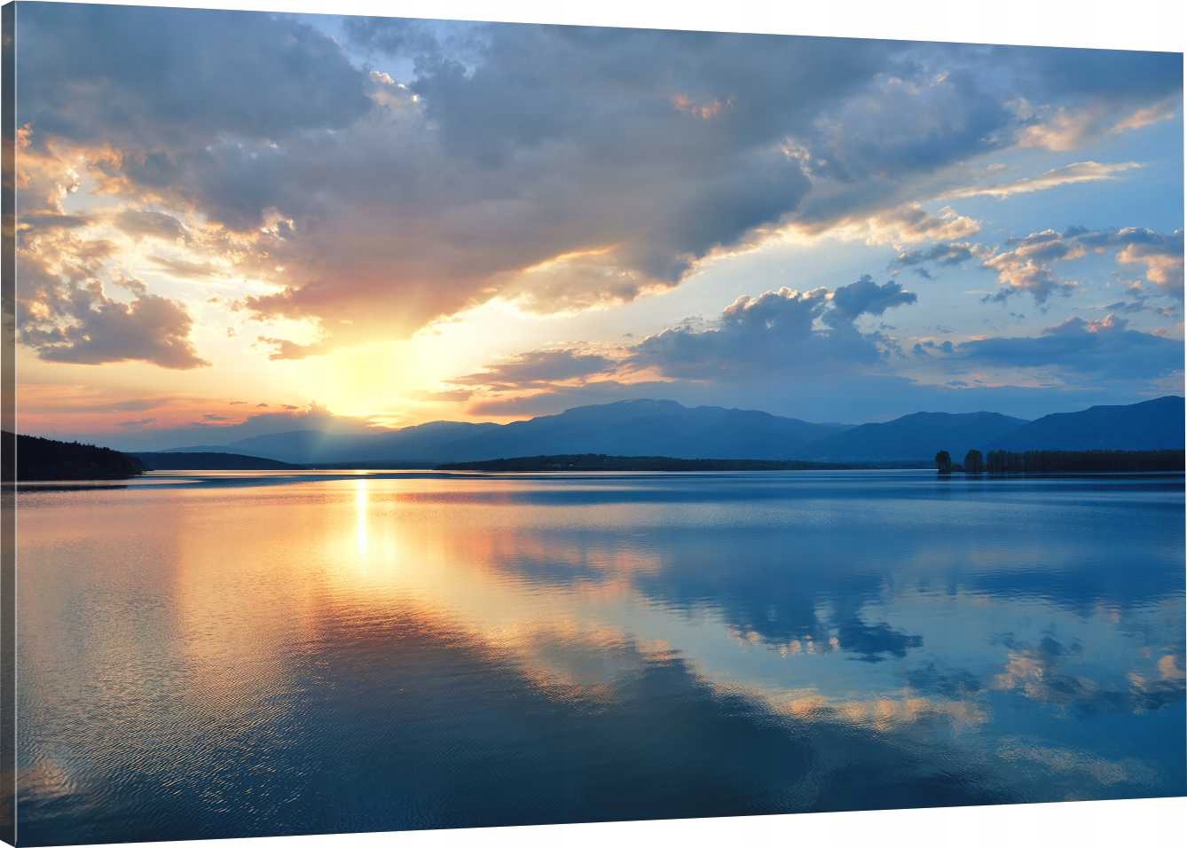 

Obraz Na Płótnie Góry Zachód Słońca 110x70 980 Wz