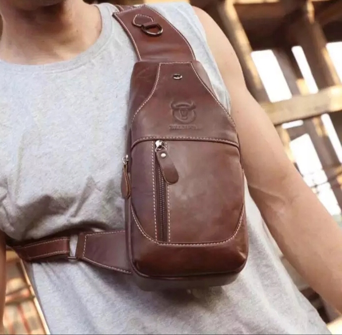 Torba męska mały plecak BULL CAPTAIN skóra Marka Bullcaptain