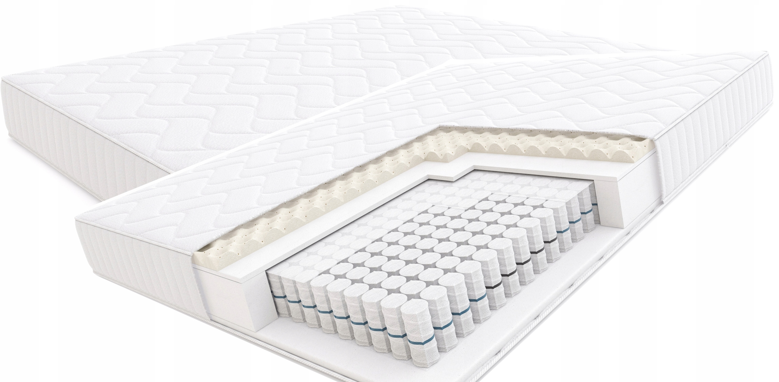 Materac 100x200 Hilding Zorba Silver sprężyny