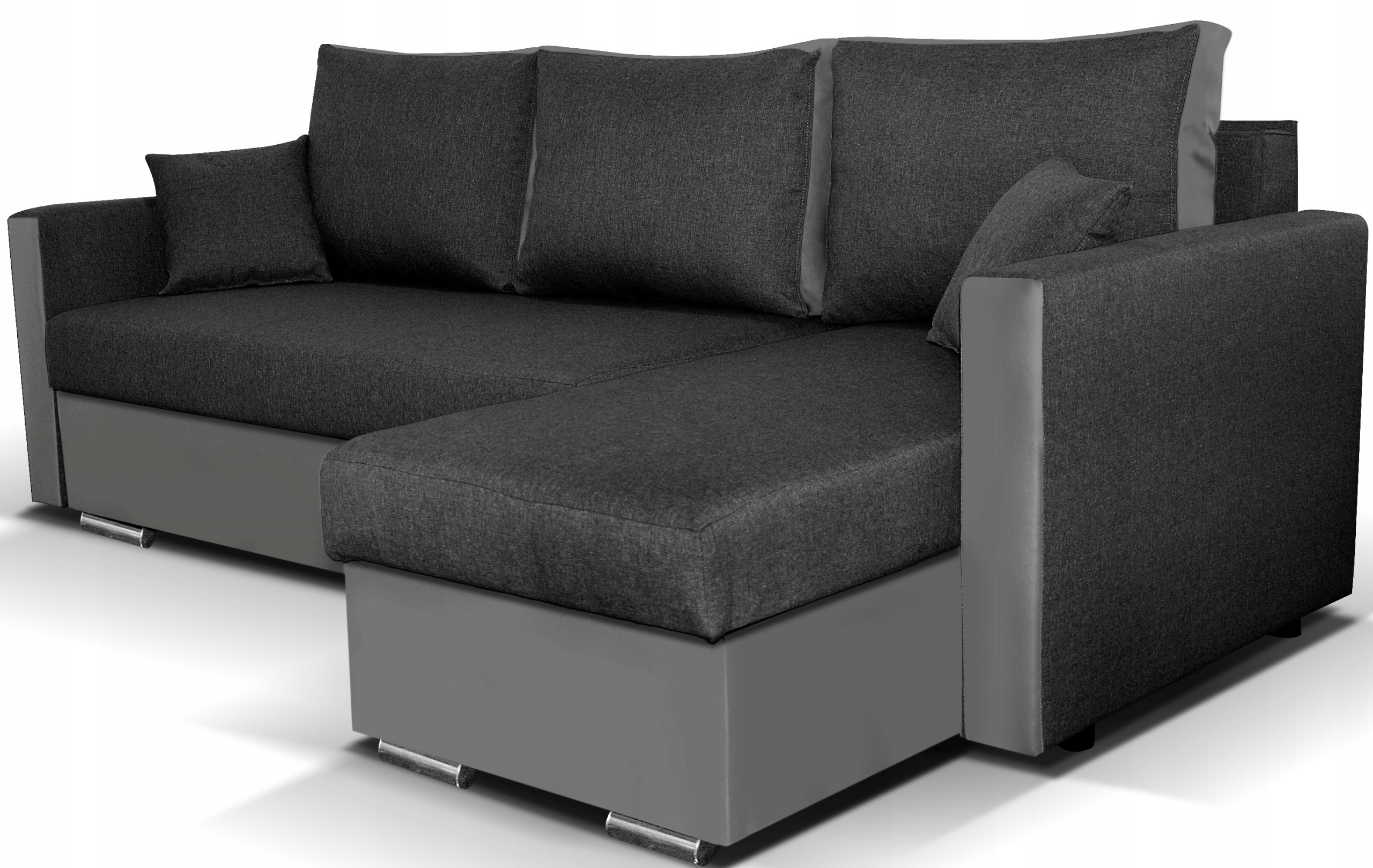 Narożnik 2x pojemnik funkcja spania sprężyny Wielkość większa