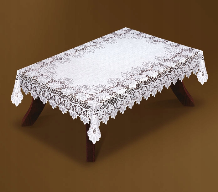 BIAŁY OBRUS ŻAKARDOWY 20254 PROSTOKĄT 100x150 CM Typ obrus