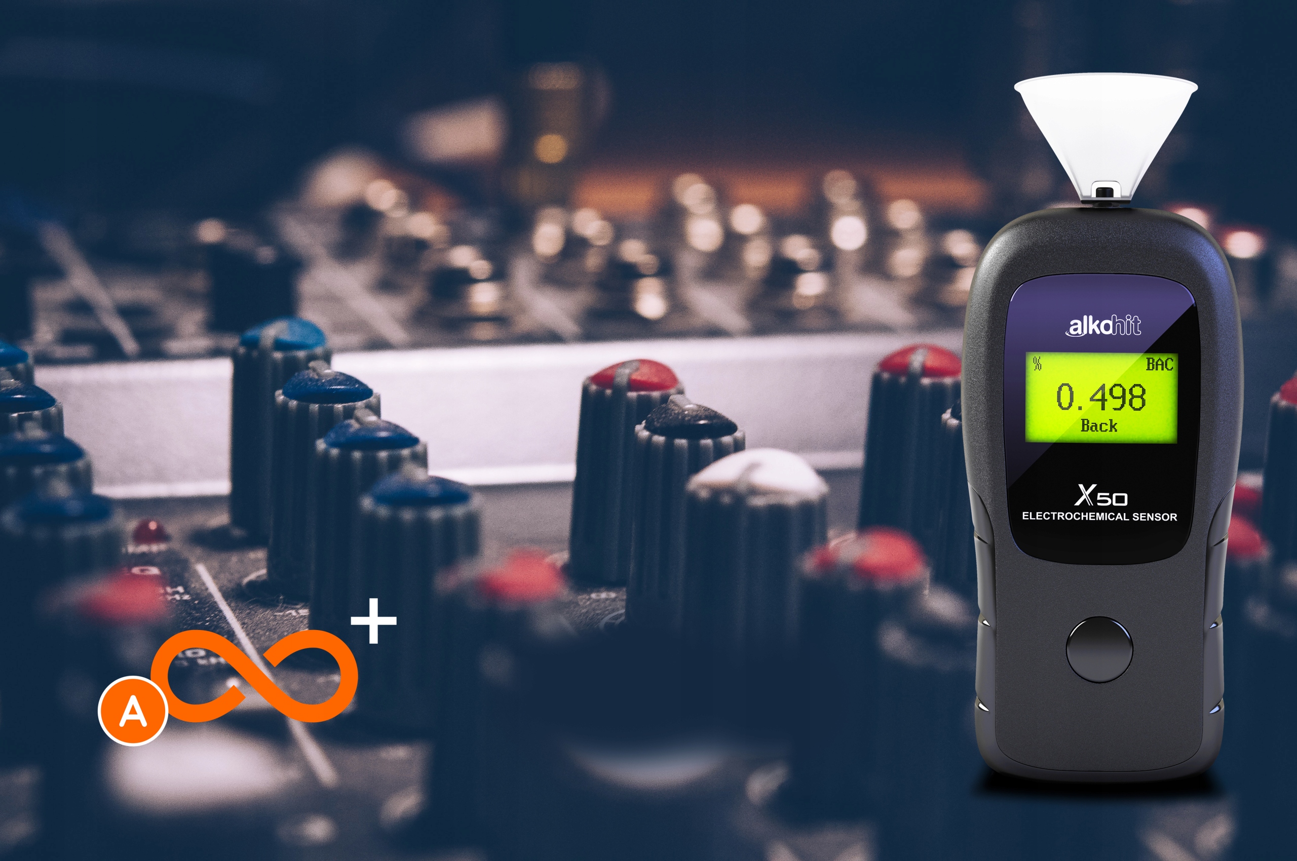 Alkomat Alkohit X50 KALIBRACJA bez limitu 6 LAT Model X50