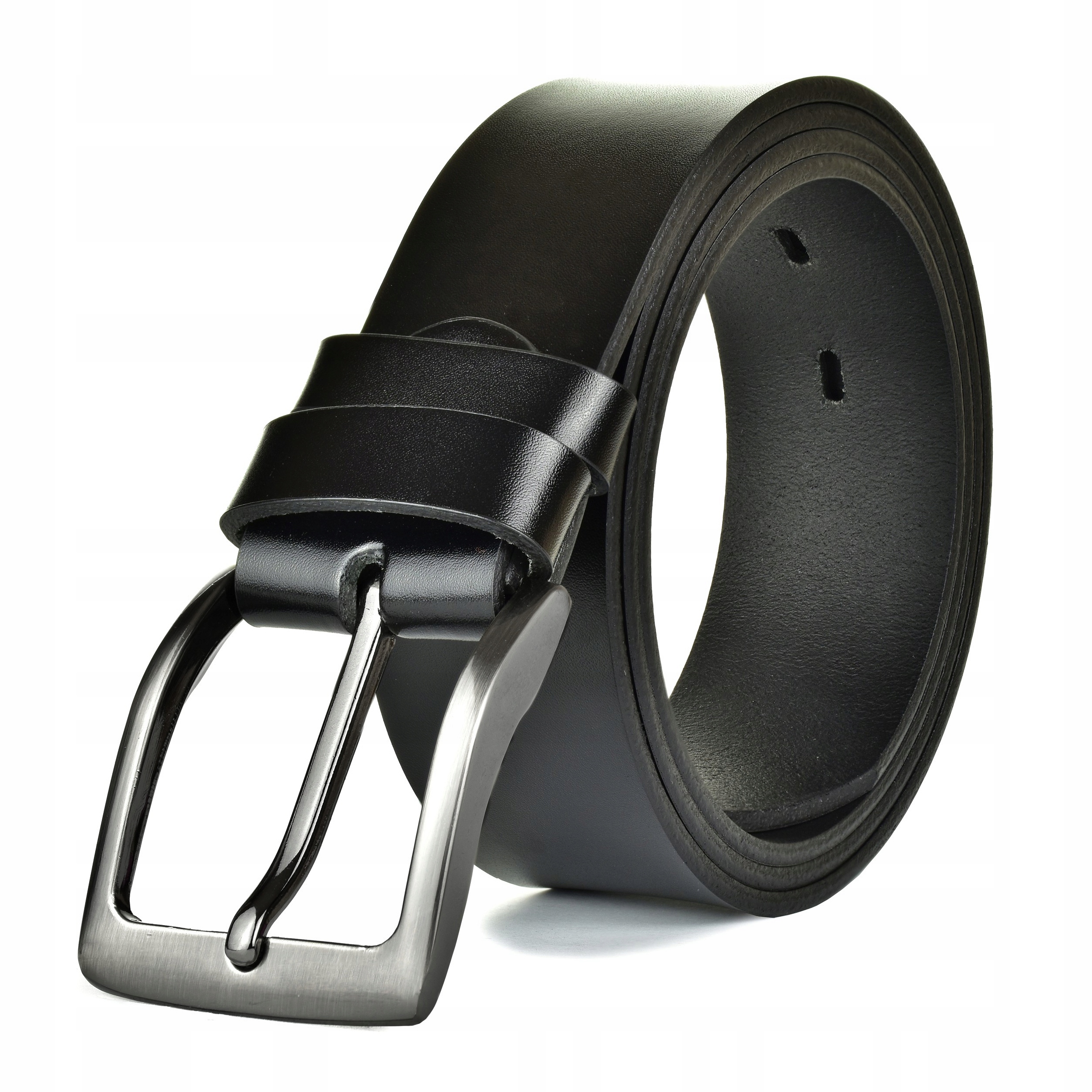 

Czarny Skórzany Pasek Męski Do Spodni