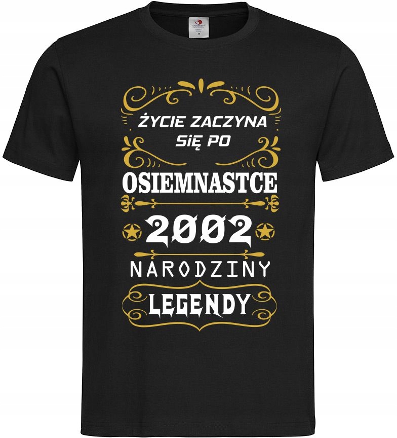 

Koszulka Na Osiemnastkę 18 Życie Zaczyna Się Po