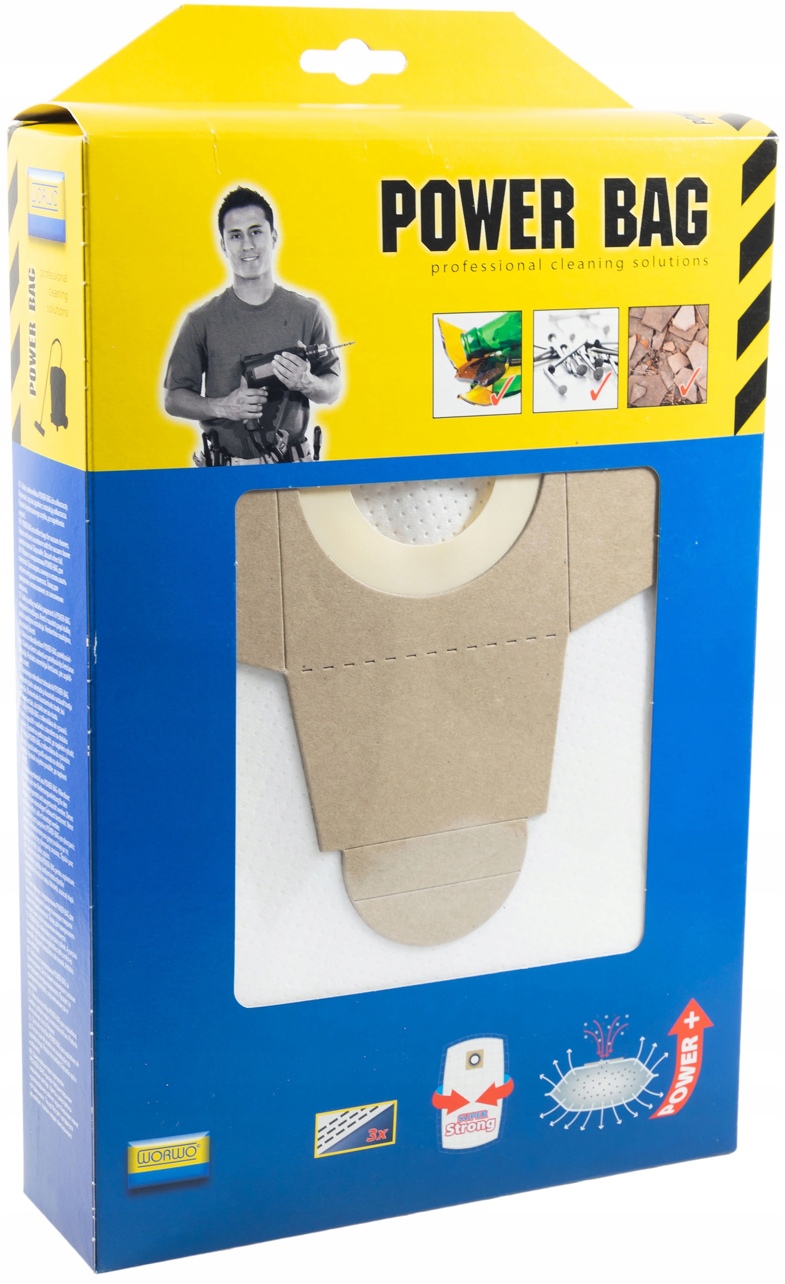 WORKI DO ODKURZACZA WARSZTAT GRAPHITE 59G607 5SZT Stan opakowania oryginalne