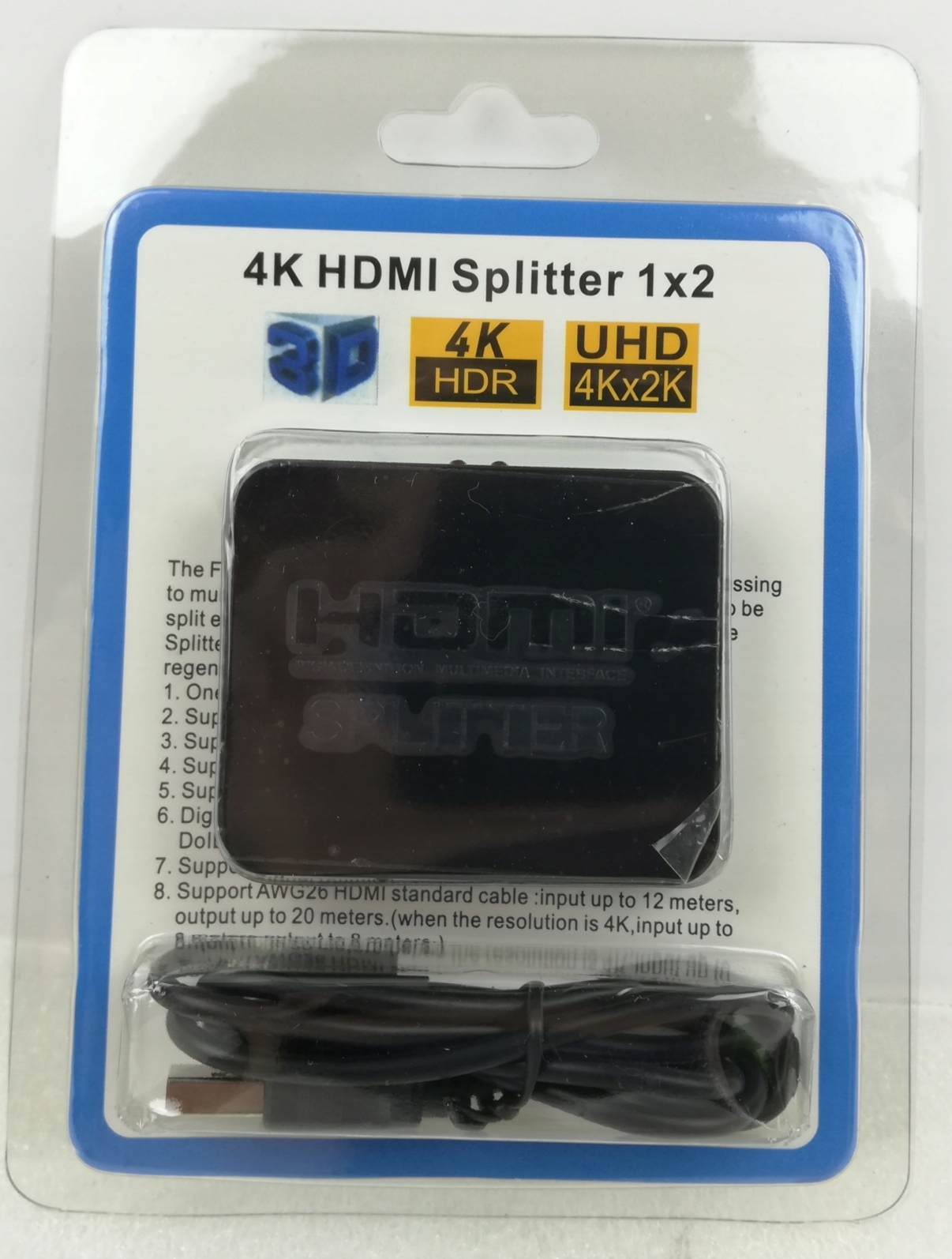 HDMI Splitter Splitter-2 HDMI 4K 1X2 FULL HD производитель другое