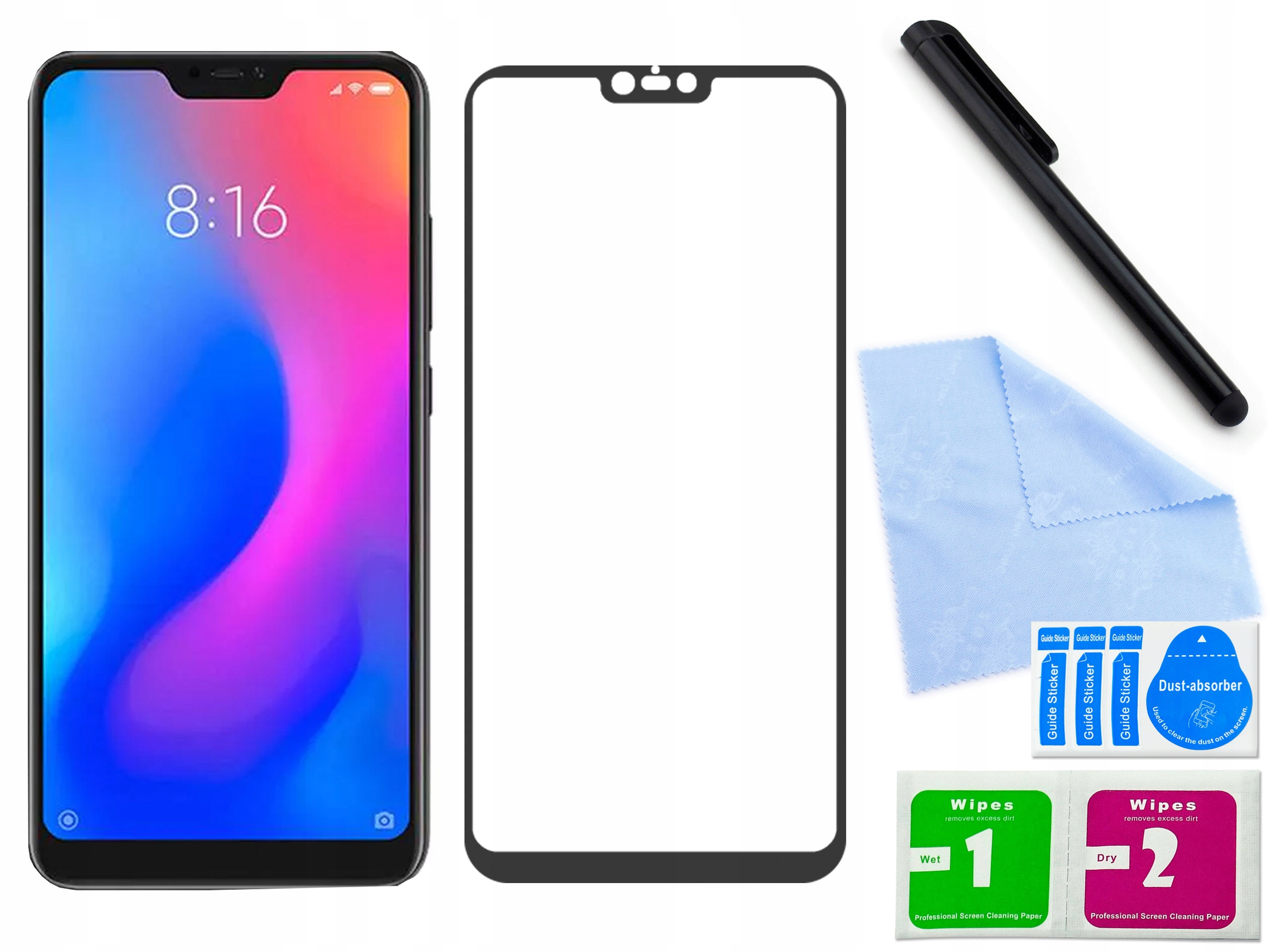 

Szkło hartowane 3D do Xiaomi Redmi Note 6 Czarny