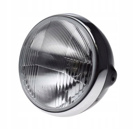 

Lampa Reflektor Przedni Czarna 7 Cali H4 12V 60/55