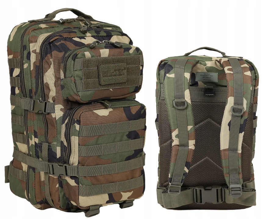 Batoh Mil-Tec Large Assault Pack 36l Woodland