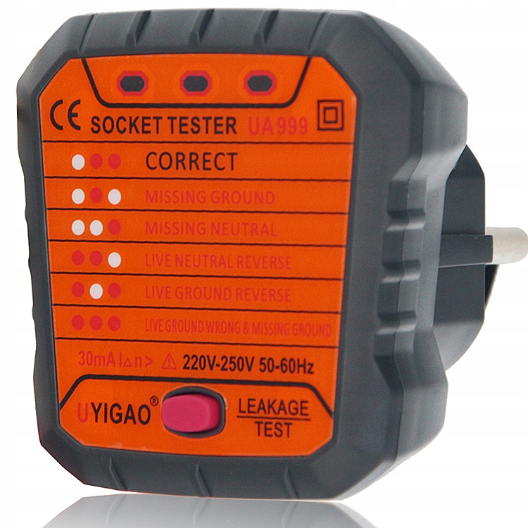 

Tester Gniazdek Sieciowych Ac Uyigao UA999 Rcd Eu