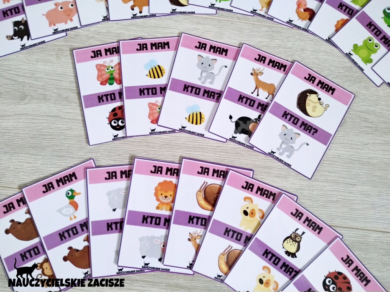 JA MAM, KTO MA? wersja obrazkowa gry ZWIERZĘTA Tytuł JA MAM, KTO MA? Obrazkowa gra dydaktyczna dla dzieci