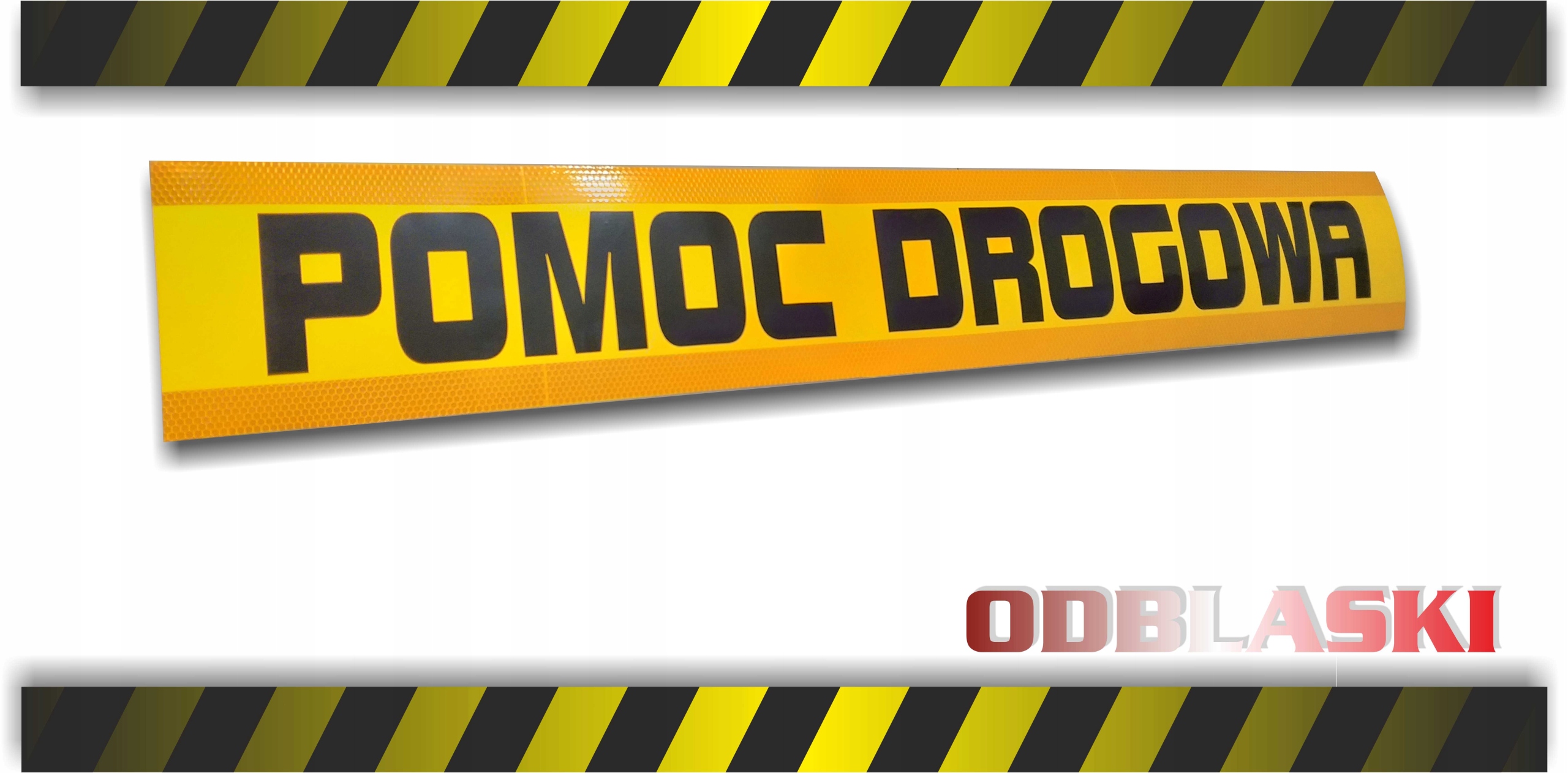 

naklejki zestaw pomoc drogowa 140CM odblaski