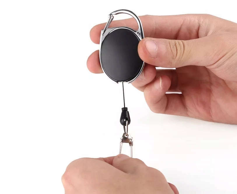 

Brelok linka retraktor klucze identyfikator smycz