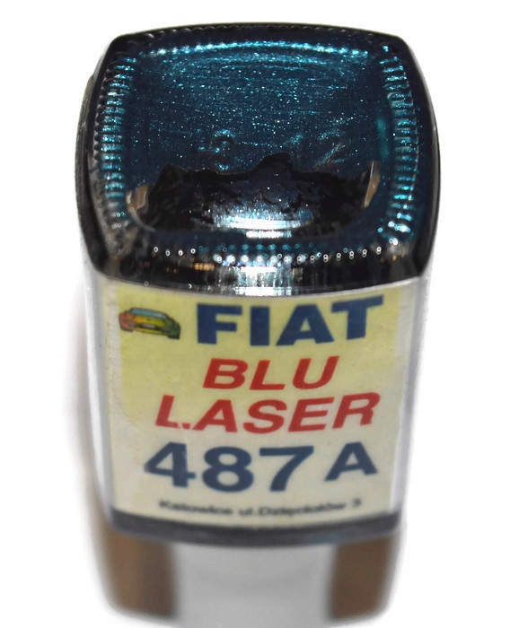 FIAT 487A BLU LASER LAKIER ZAPRAWKA DO RYS ARA 10 ML