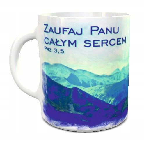 

Kubek cytaty z Pisma Św. teksty, obrazy religijne