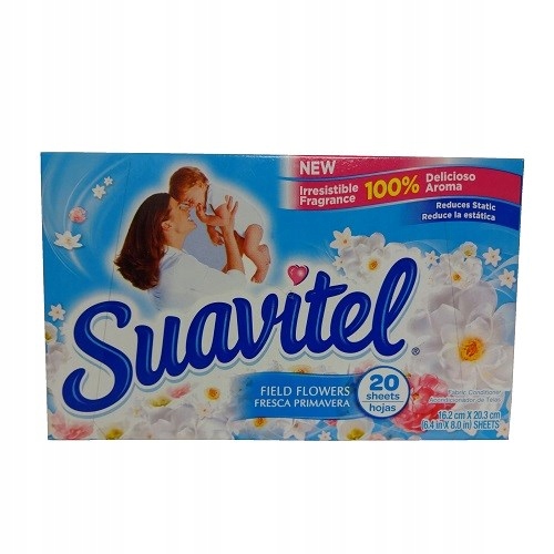 

Chusteczki Do Suszarki Suavitel Flower Blue 20szt.