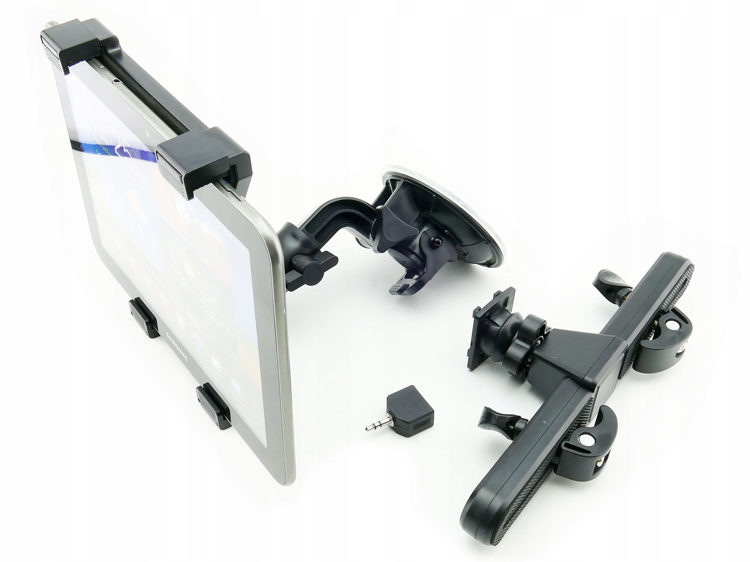 Mocny Uchwyt samochodowy 2w1 szyba na zagłówek do tabletu N-one NPad X1 11"