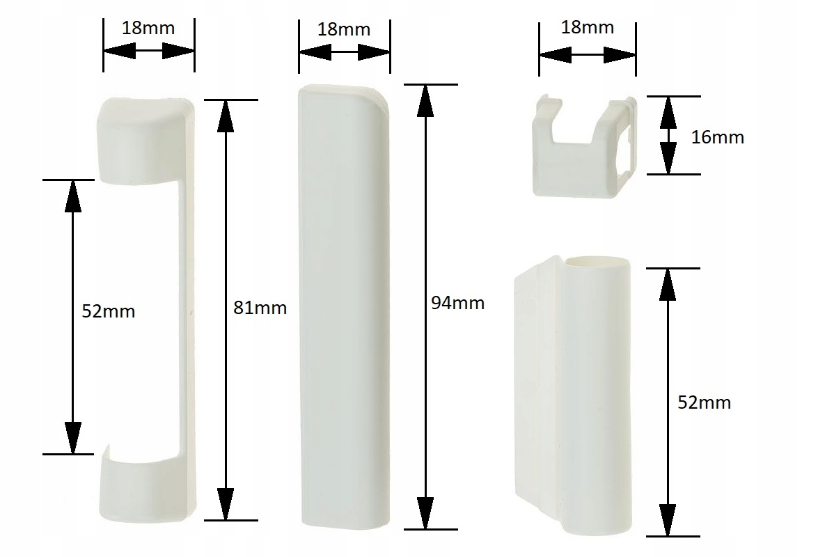 OSŁONKI NA ZAWIASY MACO do okna drzwi PLASTIKOWYCH Kod producenta ZAŚLEPKI ZATYCZKI do PLASTIKOWYCH OKIEN PCV