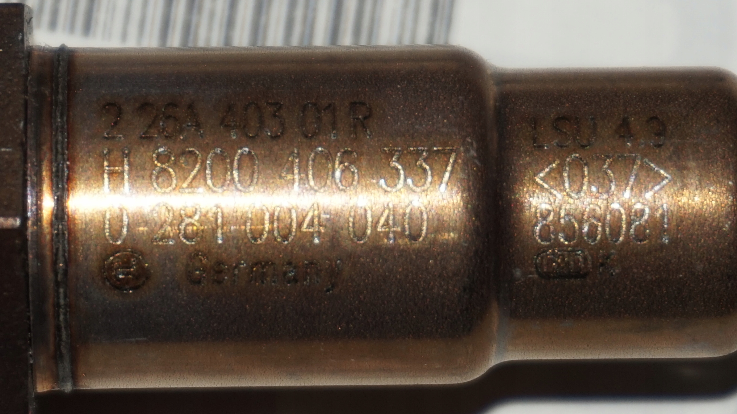 226A40301R - ЛЯМБДА-ЗОНД OPEL RENAULT 2.0 DCI 2.2 DCI 2.5 DCI