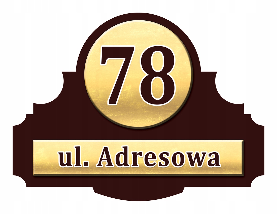 

Tabliczka Adresowa Adres Numer Na Dom znak ulica