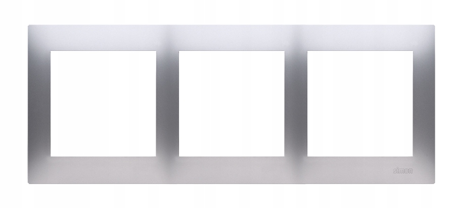 

Simon 54 Ramka Potrójna 3x Srebrny DR3/43