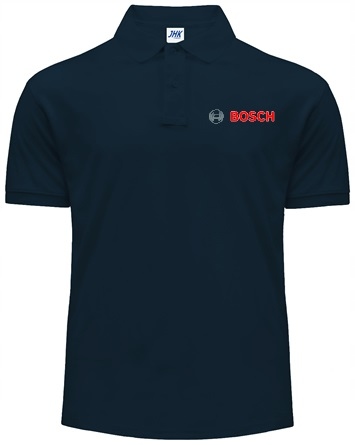 

Koszulka polo męska z logiem Bosch granatowa 3XL