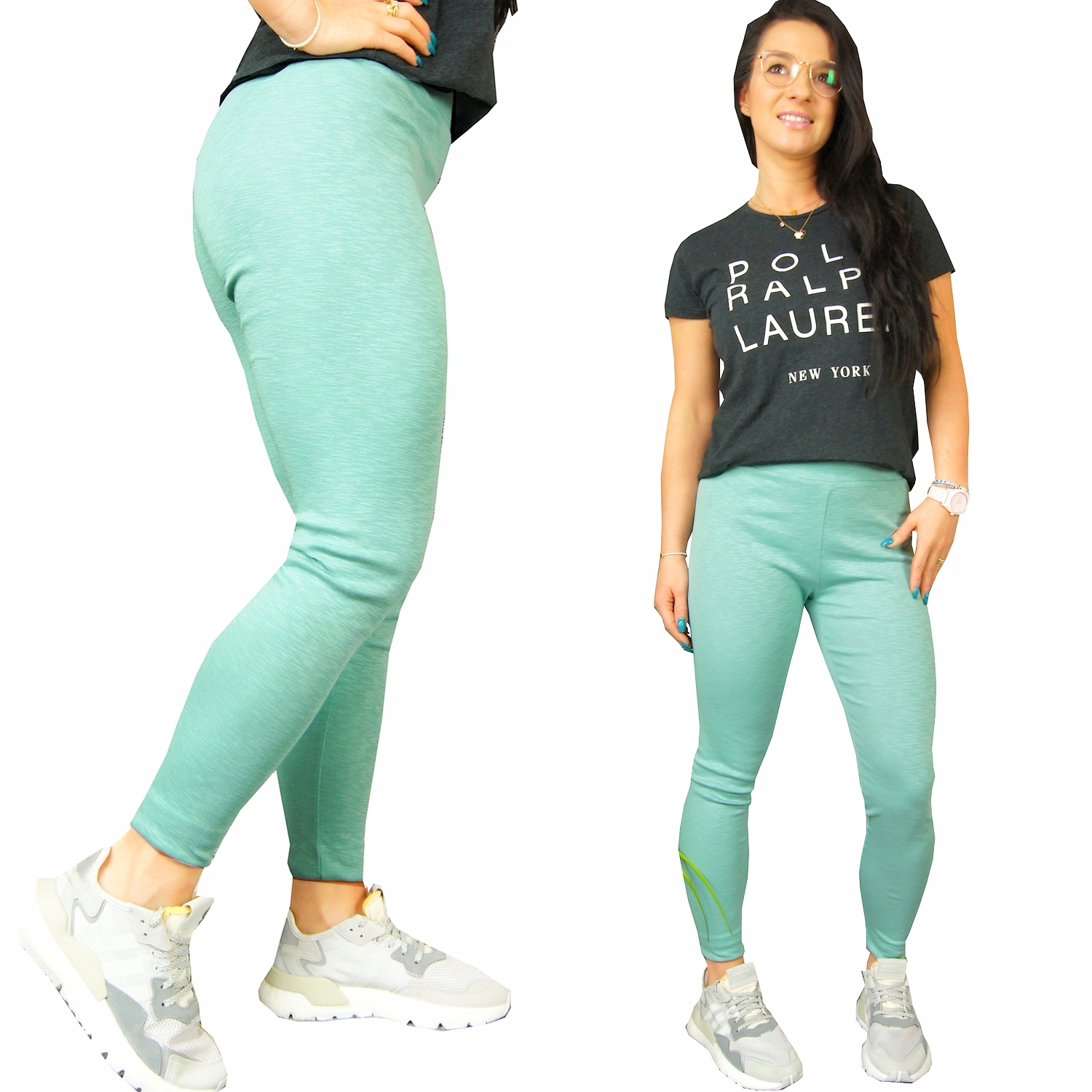 

Legginsy Bawełniane Pastelowe Getry Kolory, L/XL