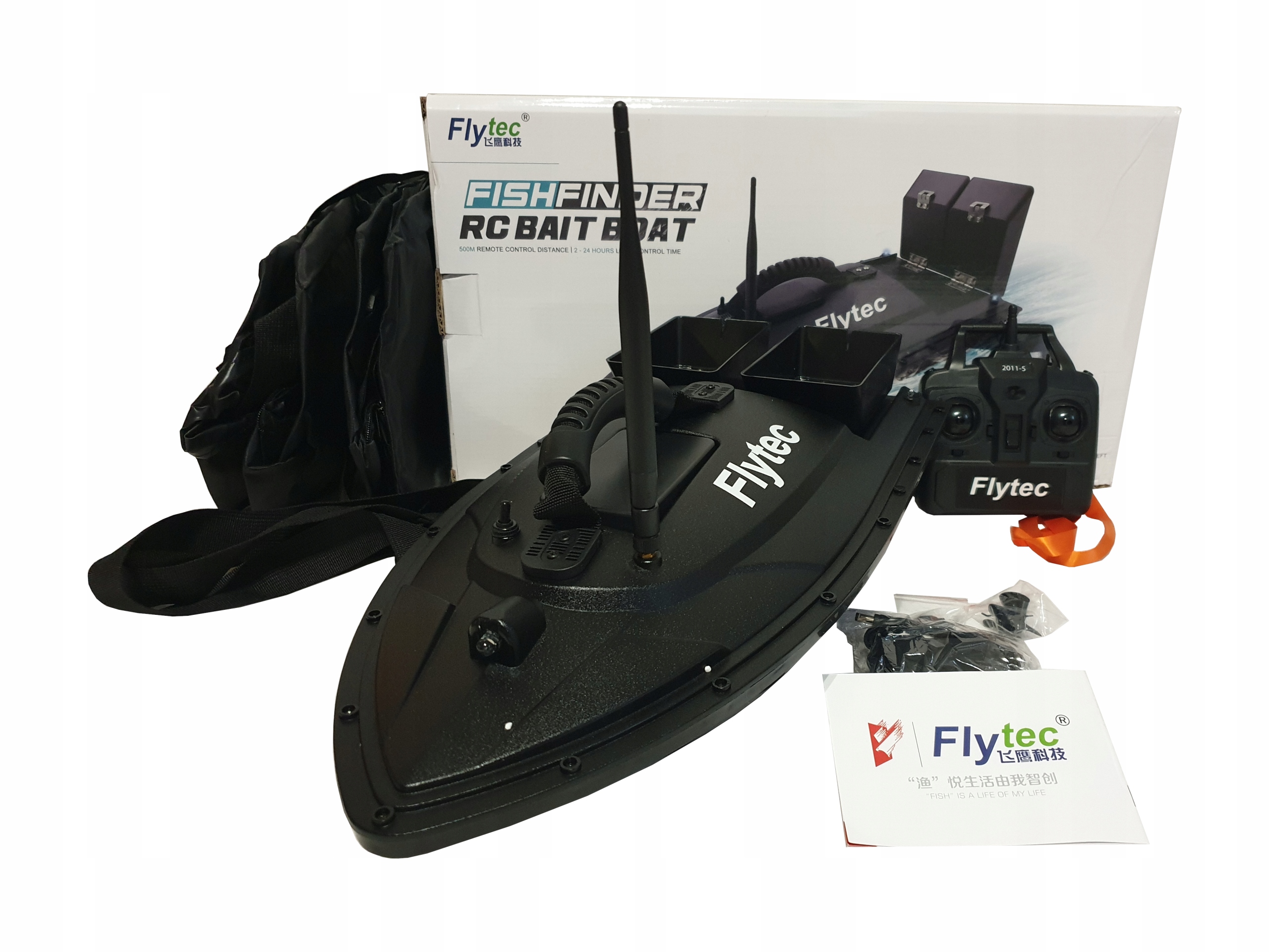 Łódka zanętowa Flytec Model 2019 2 Komory