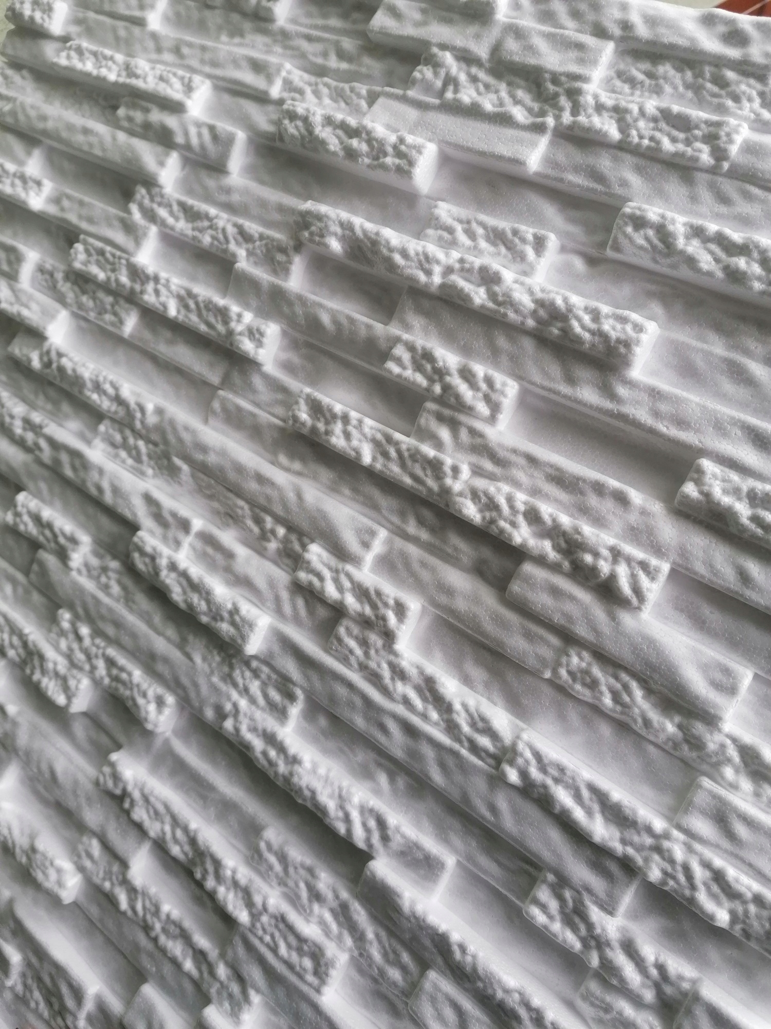 Styropianowe Panele Ścienne 3D Biały KAMIEŃ Kod producenta brak