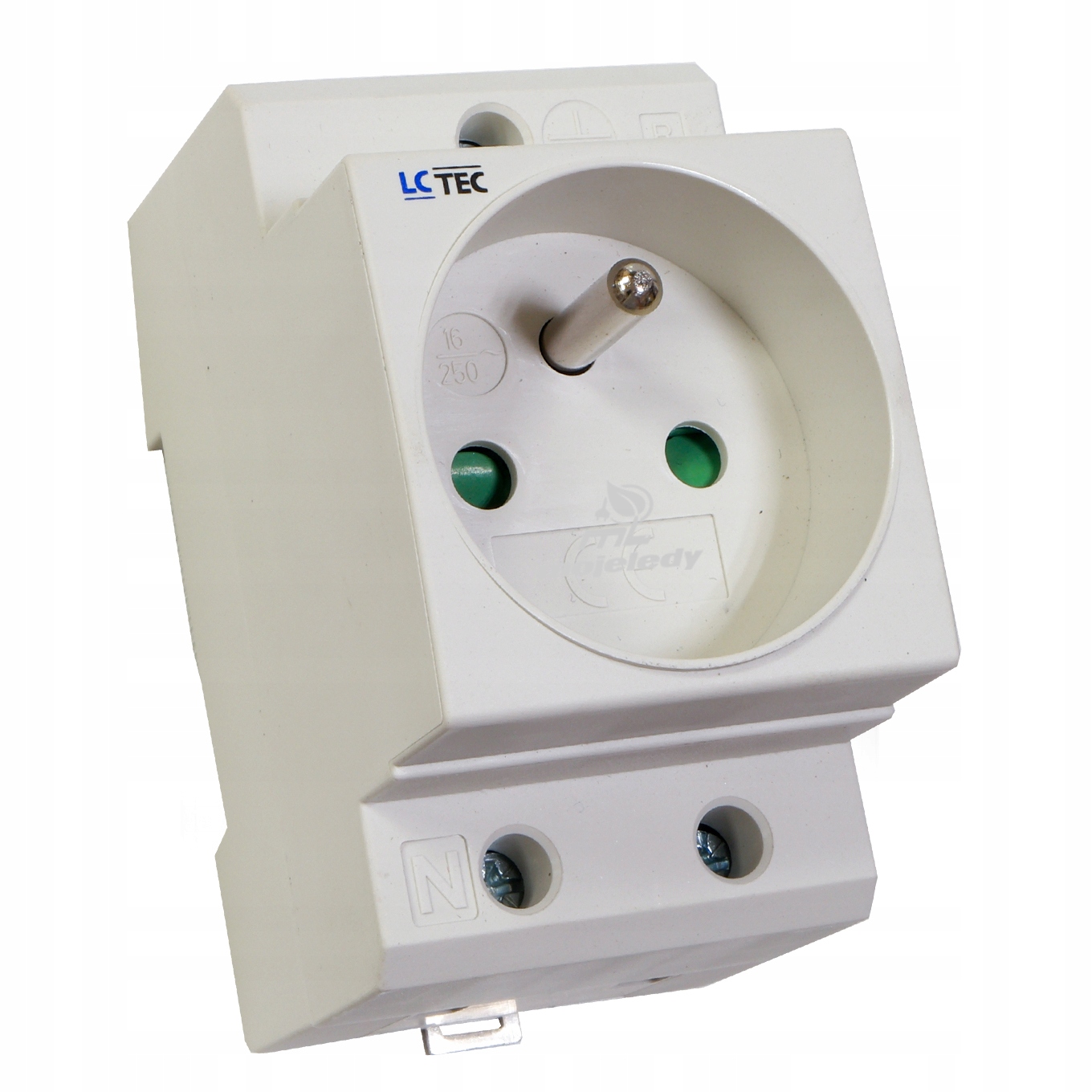 

Gniazdo 2P+Z na szynę Din TH35 16A 250V
