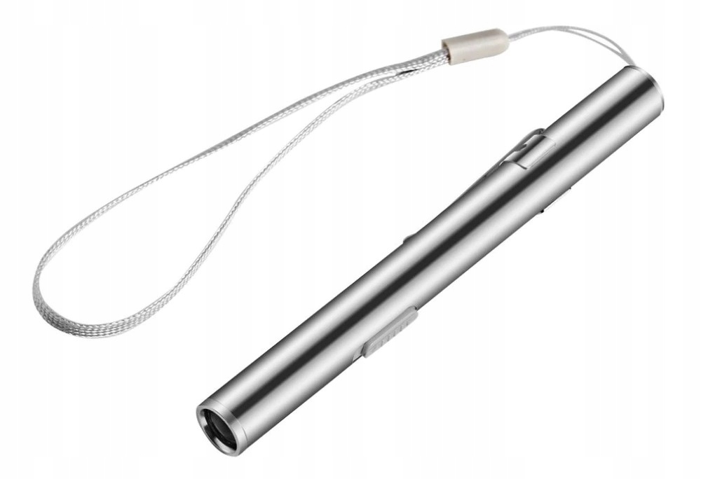 LATARKA LED DŁUGOPISOWA STALOWA AKUMULATOREK USB EAN (GTIN) 0705691797092