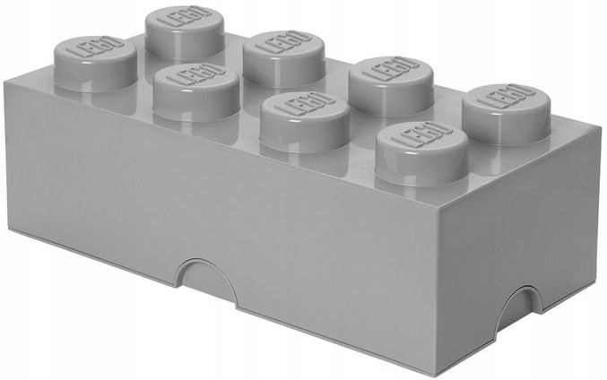 

Lego Pojemnik Klocek 8 Pudełko Szary 50x25x18