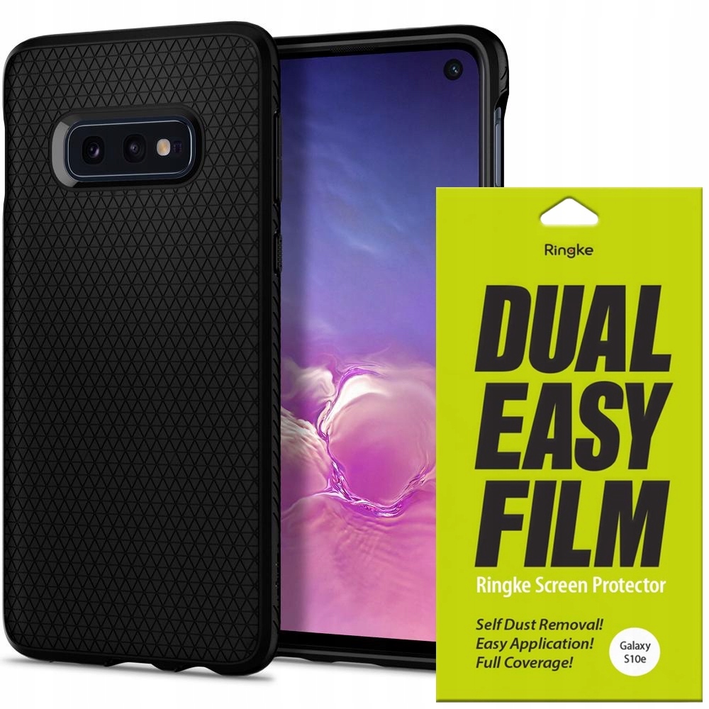 

Etui Do Galaxy S10e Spigen Liquid Air +2X Folia 3D