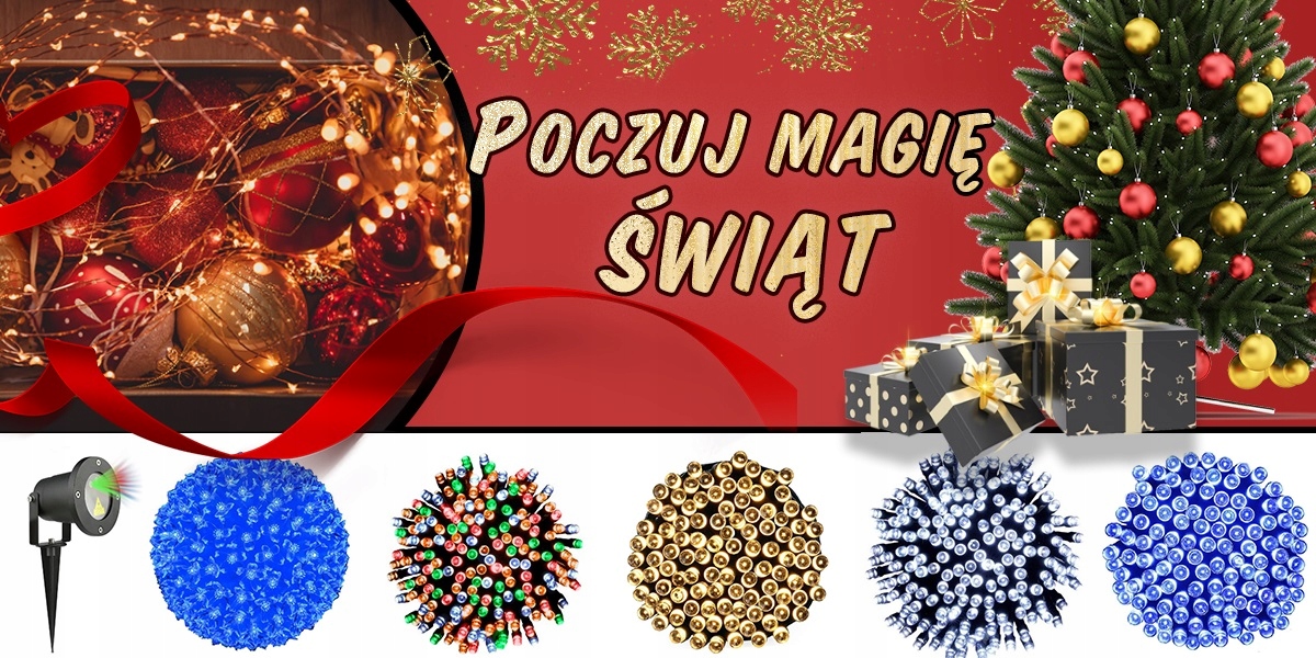 LAMPKI CHOINKOWE 500 LED PROGRAMATOR MULTIKOLOR Kolor lampek wielokolorowy