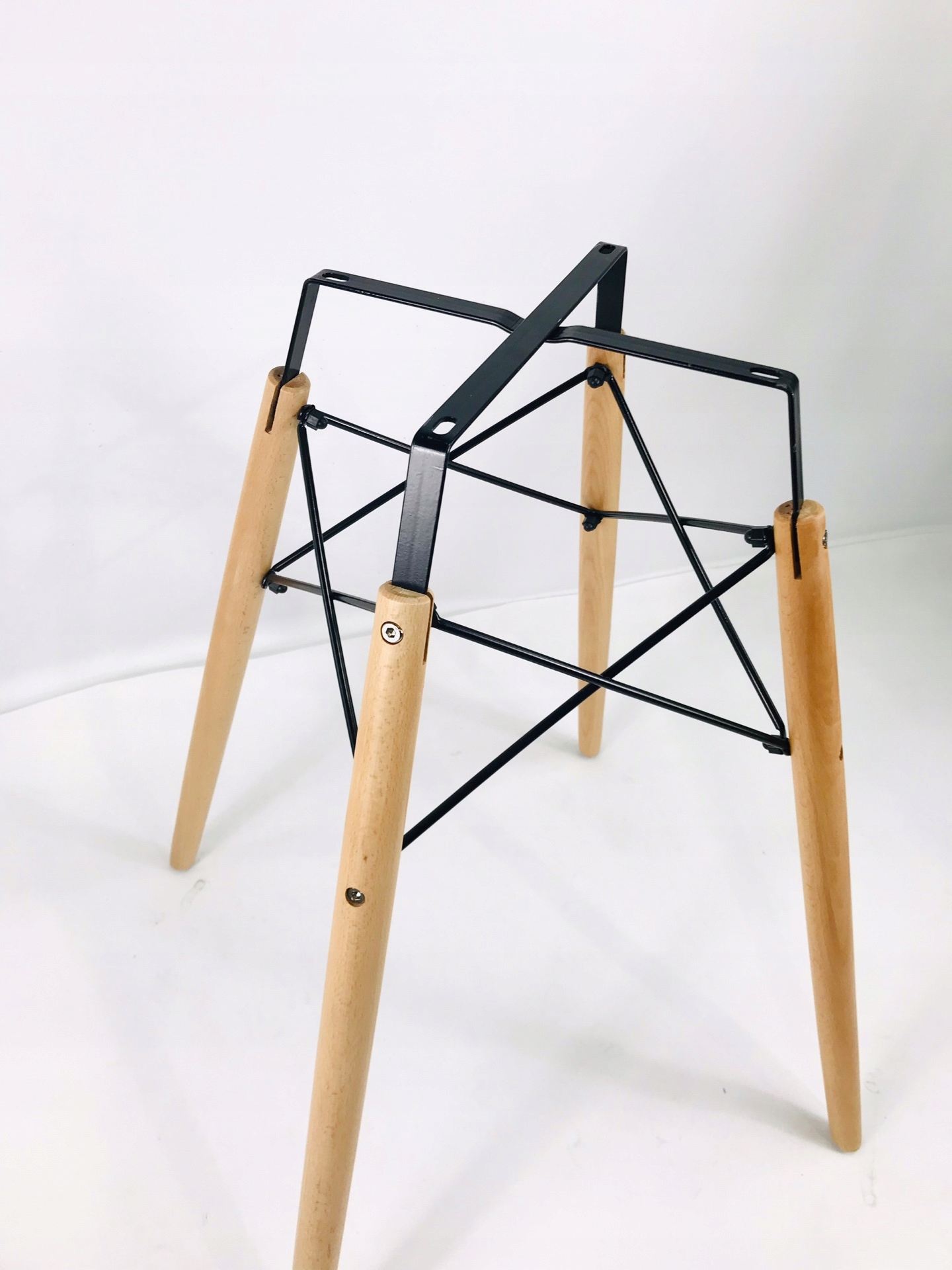 Stół stolik nowoczesny okrągły biały 80 LUGANO Wysokość mebla 75 cm