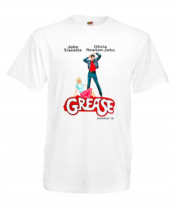 

M Koszulka Męska Grease John Travolta Wzory