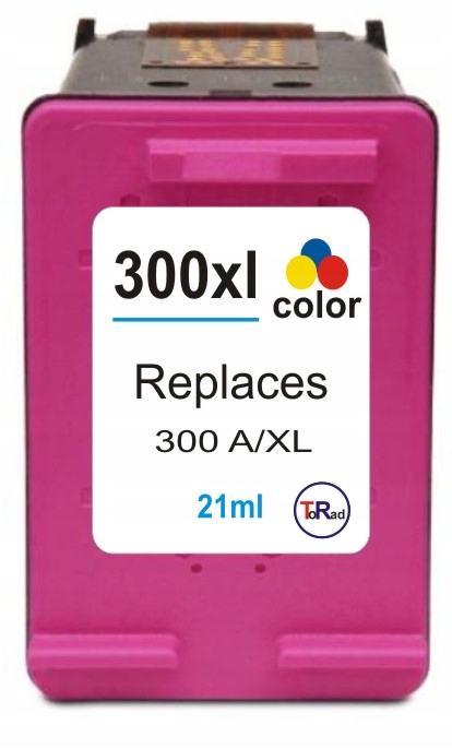 Tusz do HP 300XL kolor D1660 2560 F2420 F4580 4680
