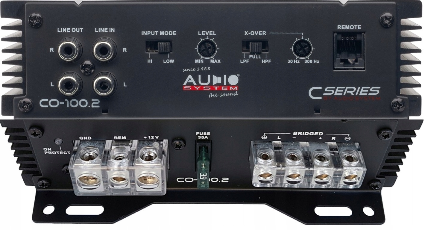 Audio System CO-100.2 wzmacniacz samochodowy 2 KANAŁY Hi-input 320W RMS !!! Model CO-100.2