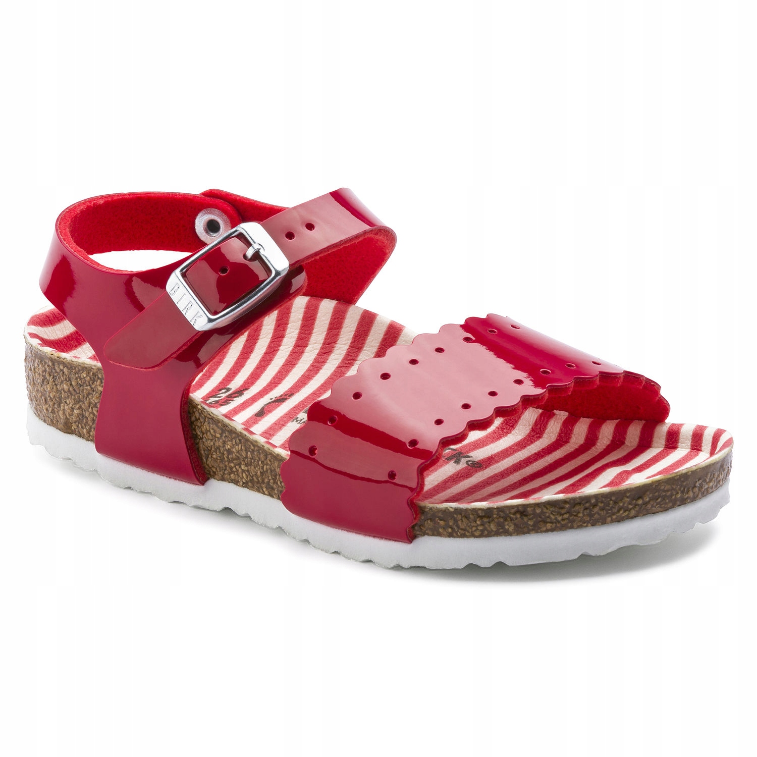 

Birkenstock Sandały Klapki Risa Stripes Red 33