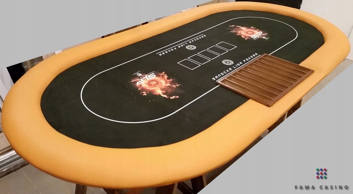Stół do pokera Fama Casino. Wybierz swój nadruk ! Nazwa Stół poker premium