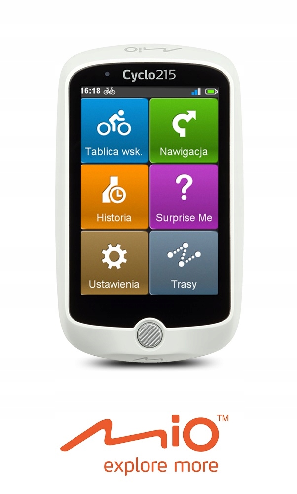 

Mio Cyclo 215 Nawigacja Rowerowa Full Europe Ant+