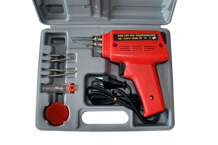 

Lutownica transformatorowa 100W z akcesoriami