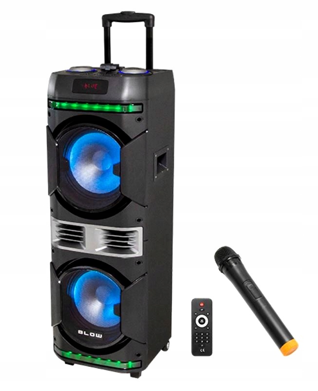 

Głośnik Bluetooth Radio Usb Karaoke dl Dj Wodzirej