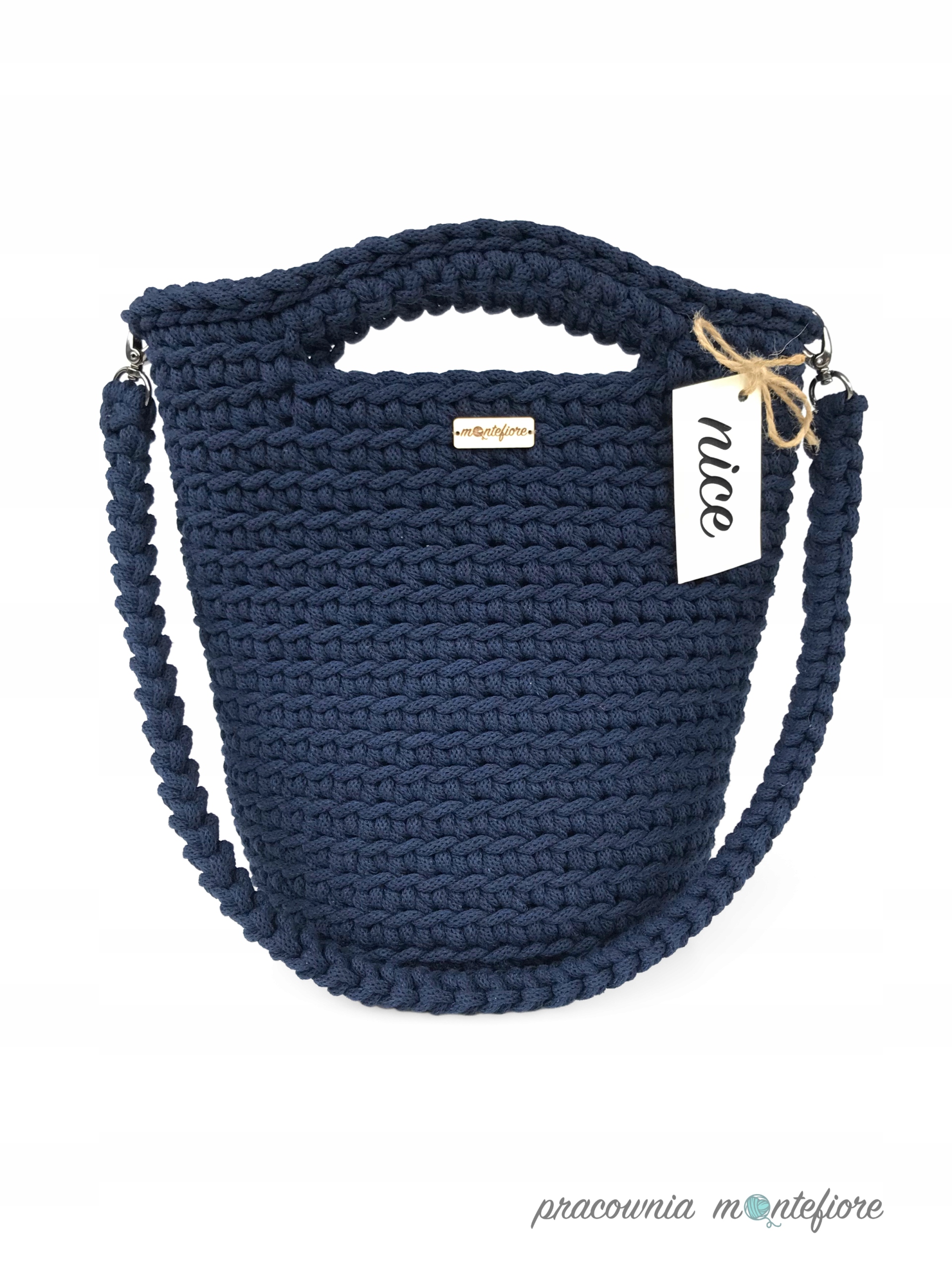 TORBA TOREBKA BOHO WOREK ZE SZNURKA BAWEŁNA KOLORY Marka inna