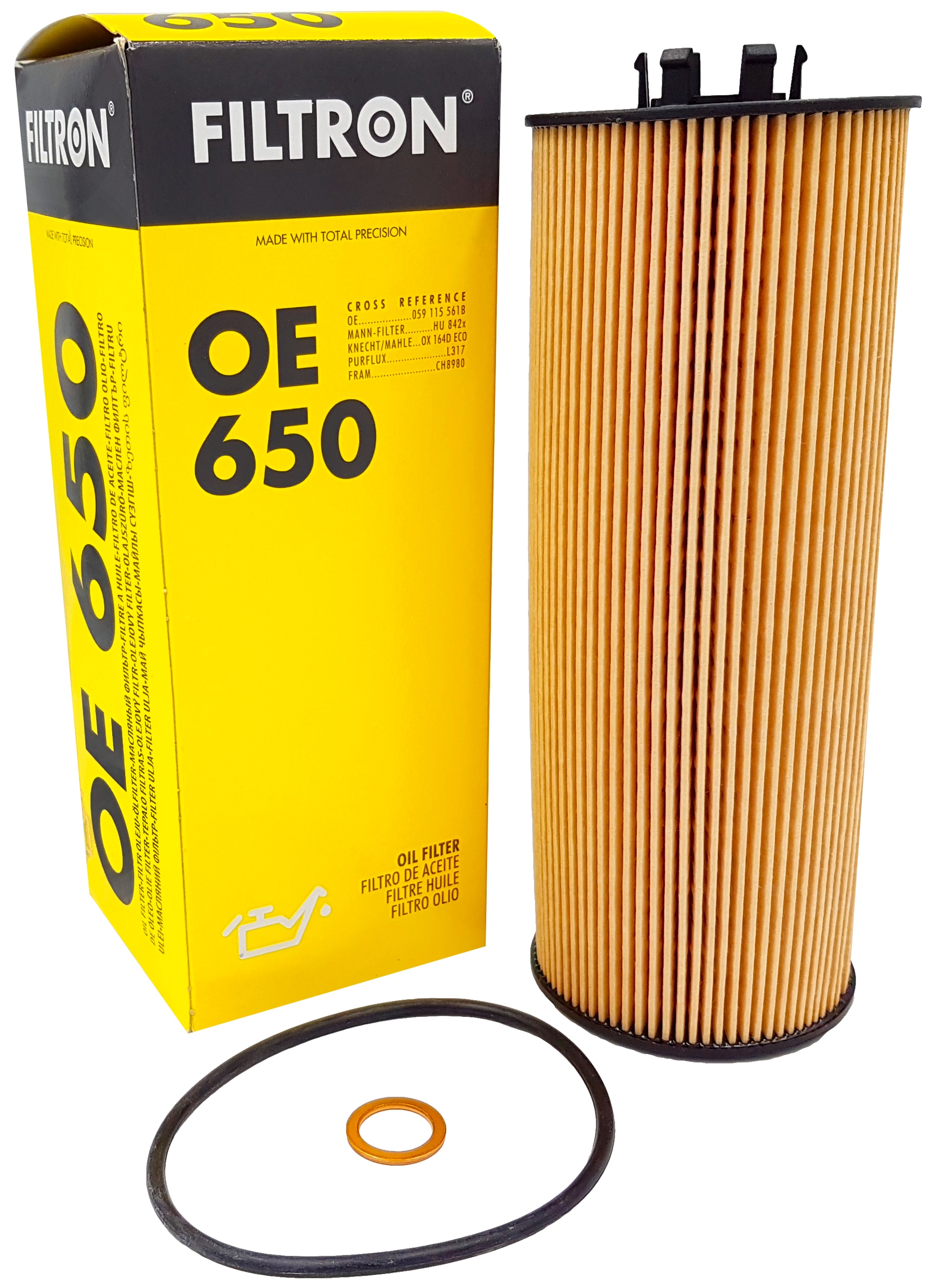 

Filtron Filtr Oleju OE650 Audi A6 C5 2.5TDI
