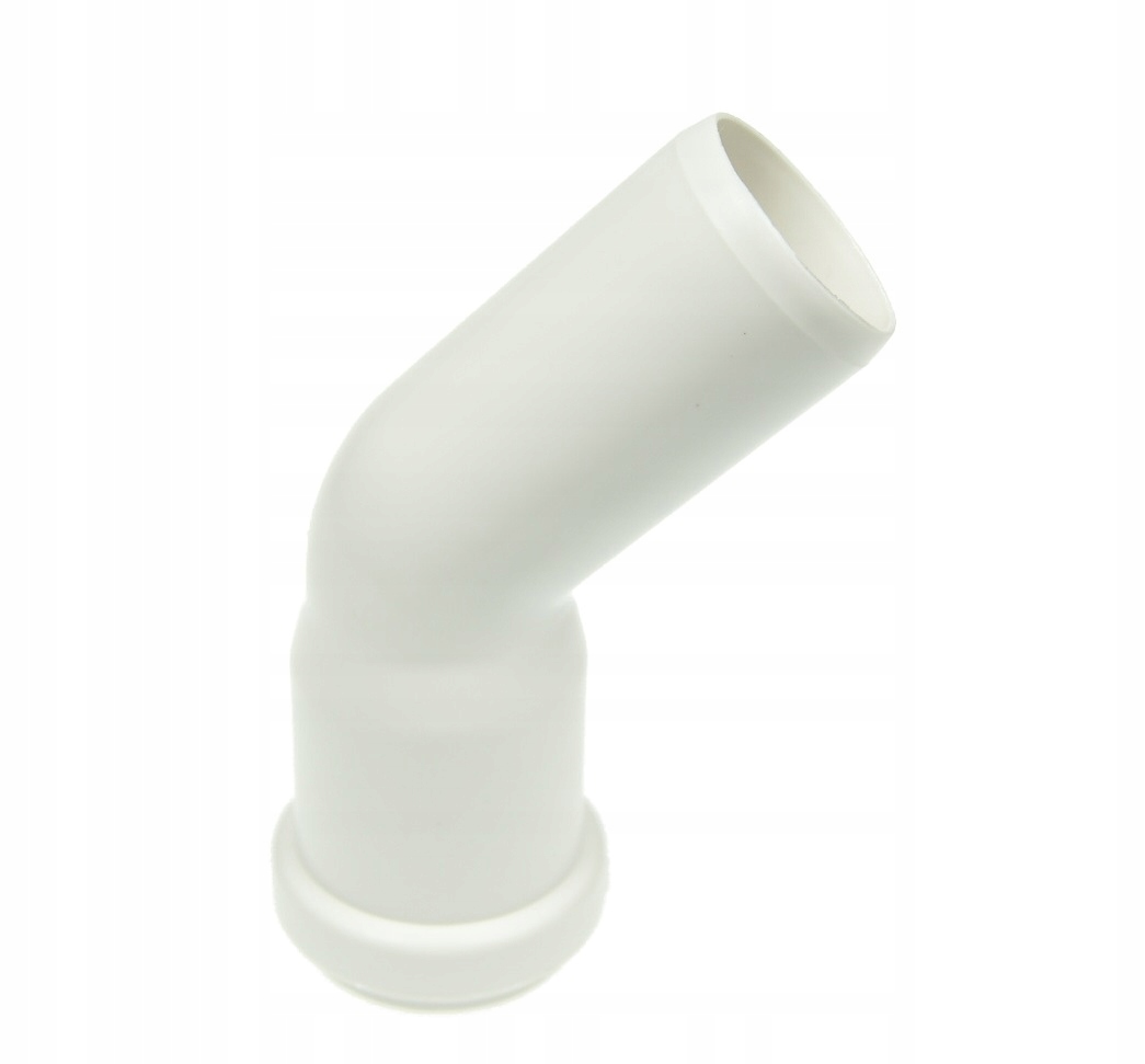 

Kolano kanalizacyjne Fi 40 45 stopni białe