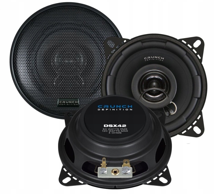 GŁOŚNIKI SAMOCHODOWE CRUNCH DSX42 100mm 120W 4ohm