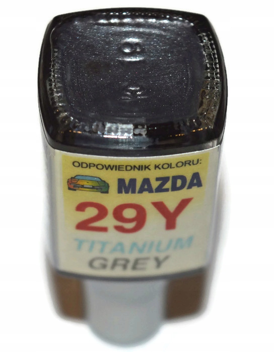 MAZDA 29Y TITANIUM GREY LAKIER ZAPRAWKA DO RYS ARA 10 ML
