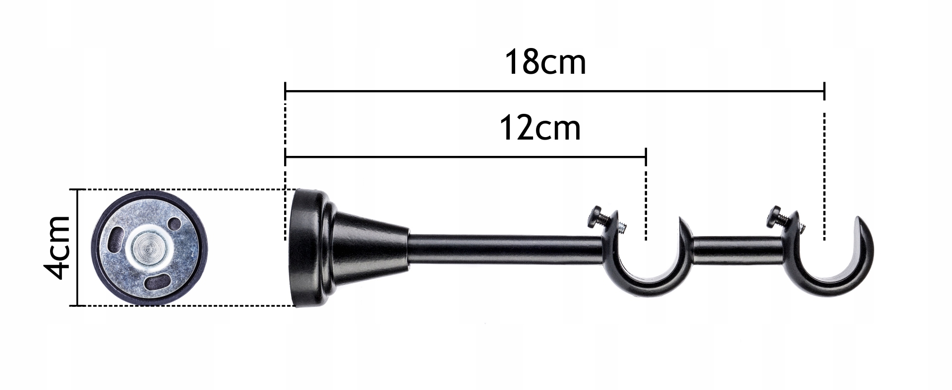 

Wspornik Do Karnisza 19 19 MM Podwójny Otwarty