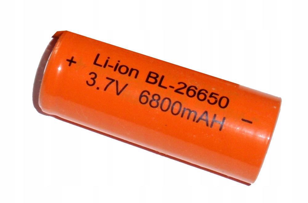 

Akumulator 26650 6800 mAh 3,7V Li-ion